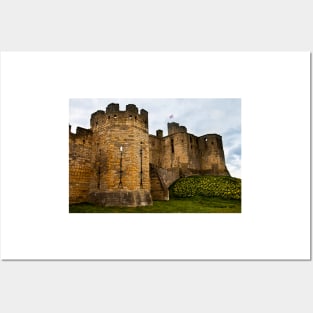 Warkworth Castle in springtime Posters and Art